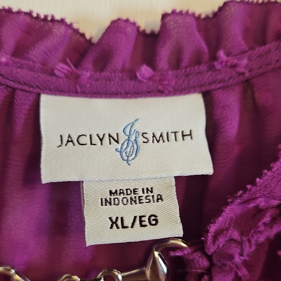 Flowy Cottagecore Purple Blouse Xlarge - Picture 2 of 6